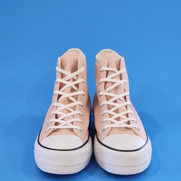 Converse CTAS Hi Platform Lift Pink Clay Women's Platform Sneakers 572721C NWT - Picture 6 of 6